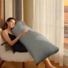 Memory Foam Body Pillow, Full Large Body Pillows for Adults, Firm & Fluffy Long Bed Pillows for Sleeping (20×54 inch, Grey) banner4