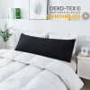 QUEEN Body Pillow with Pillowcase – Soft Long Bed Pillow for Adults , 20x54inches, Black banner3