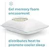 Shredded Gel Memory Foam Pillow – Cooling Bed Pillow – Side, Stomach, and Back Sleepers – Standard banner2