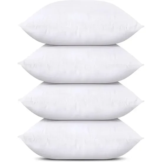 Throw Pillows Pack of 4, 18 x 18 Inches Pillows for Sofa, Bed and Couch Decorative Stuffer Pillows banner1