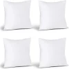 Throw Pillows Pack of 4, 18 x 18 Inches Pillows for Sofa, Bed and Couch Decorative Stuffer Pillows banner5