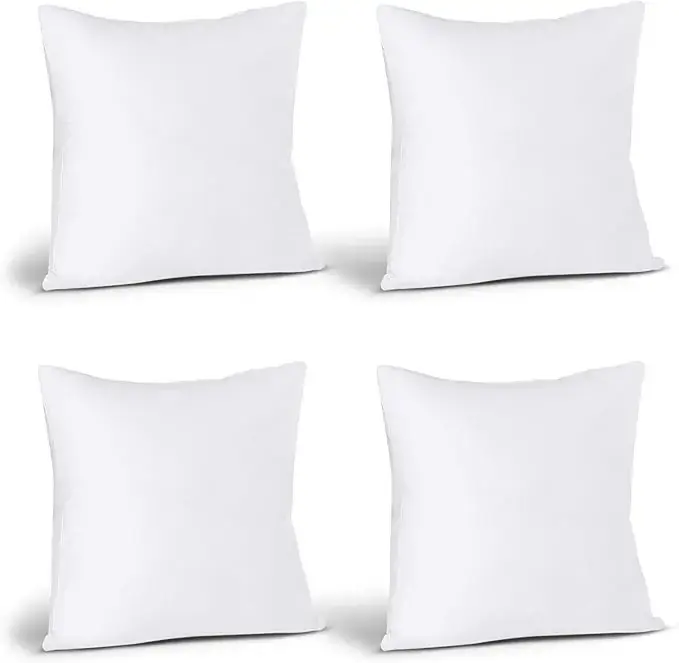 Throw Pillows Pack of 4, 18 x 18 Inches Pillows for Sofa, Bed and Couch Decorative Stuffer Pillows banner5